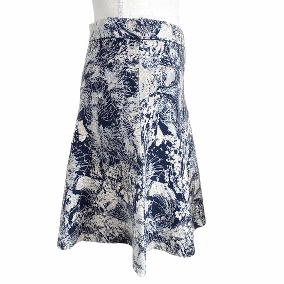 Bcbgmaxazria MEYA FOLIAGE KNITTED A-LINE MINI SKIRT - L - Picture 4 of 10